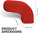 2PCS Bumper Tow Hook Covers