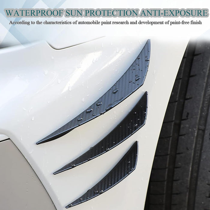 Pack-6 Car Spoiler Canards Kit