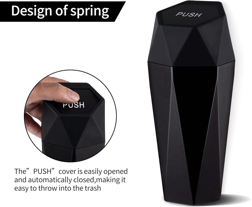 Car Trash Can with Lid