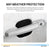 4Pcs Silicone 3D Carbon Fiber Texture Car Door Handle
