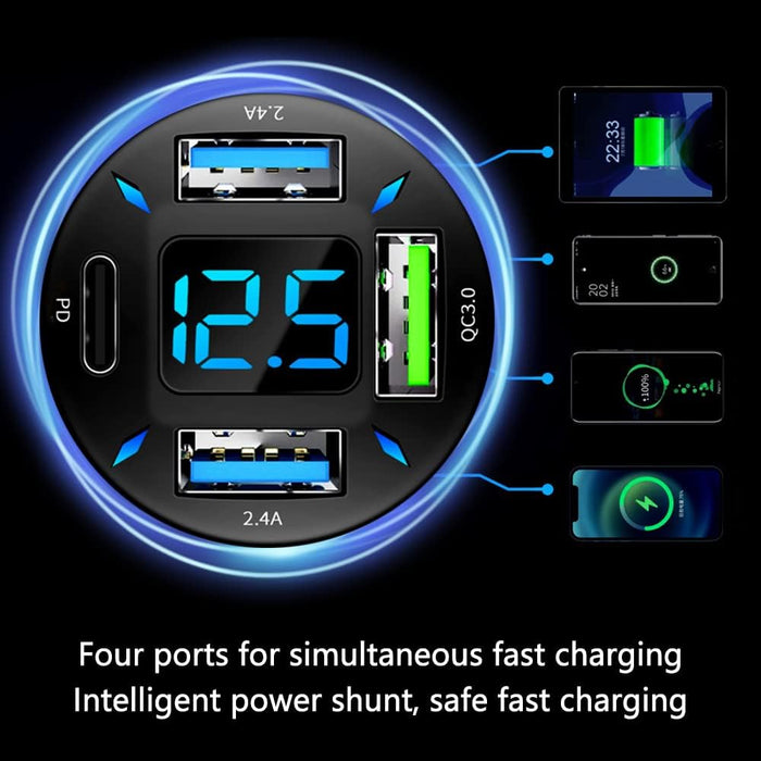 Car Charger 66W Super Fast Charging