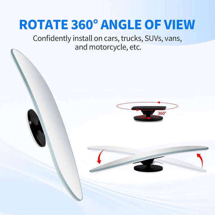 2 PCS Car Blind Spot Mirror