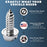 Chrome License Plate Screw Kit - Set of 8 