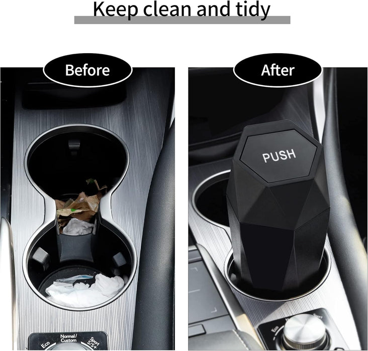 Car Trash Can with Lid