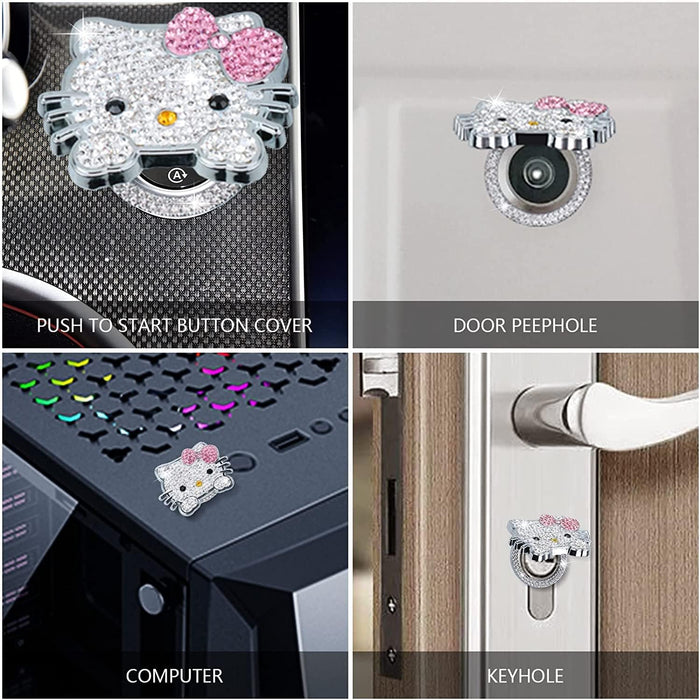 Bling Car Push to Start Button Cover Accessories